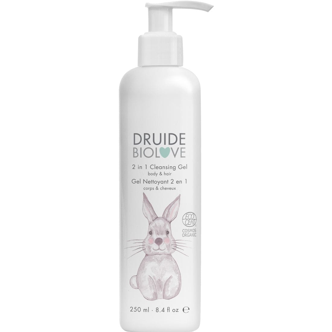Druide Baby 2 in 1 Cleansing Gel Body and Hair, 250ml