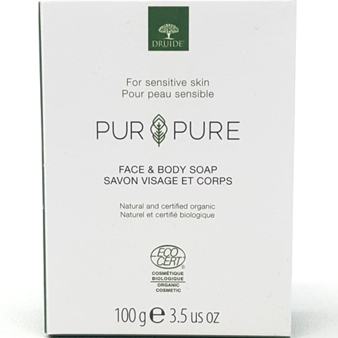 Druide Pur and Pure Soap, Unscented