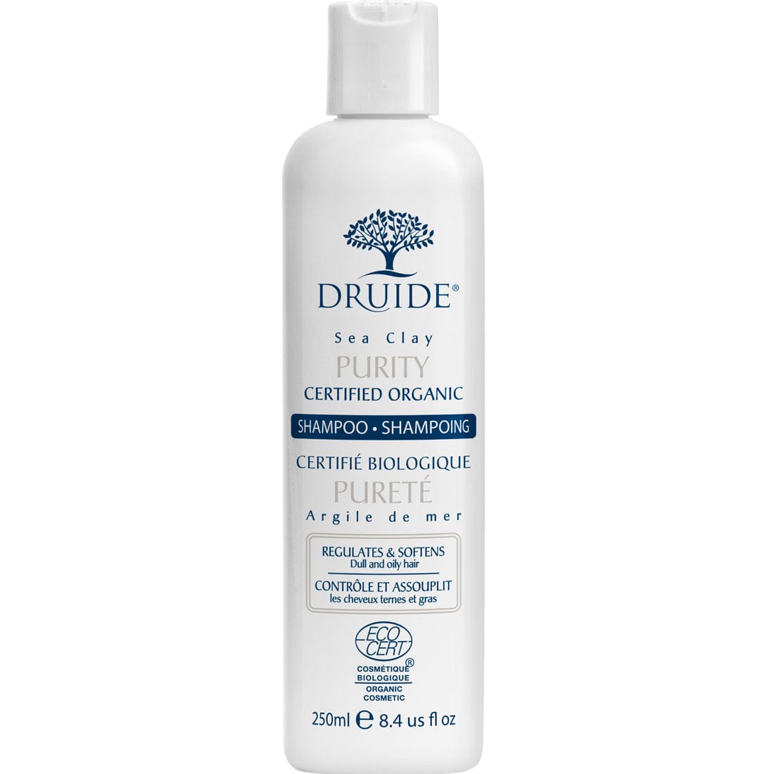 Druide Purity Shampoo, Sea Clay, 250ml