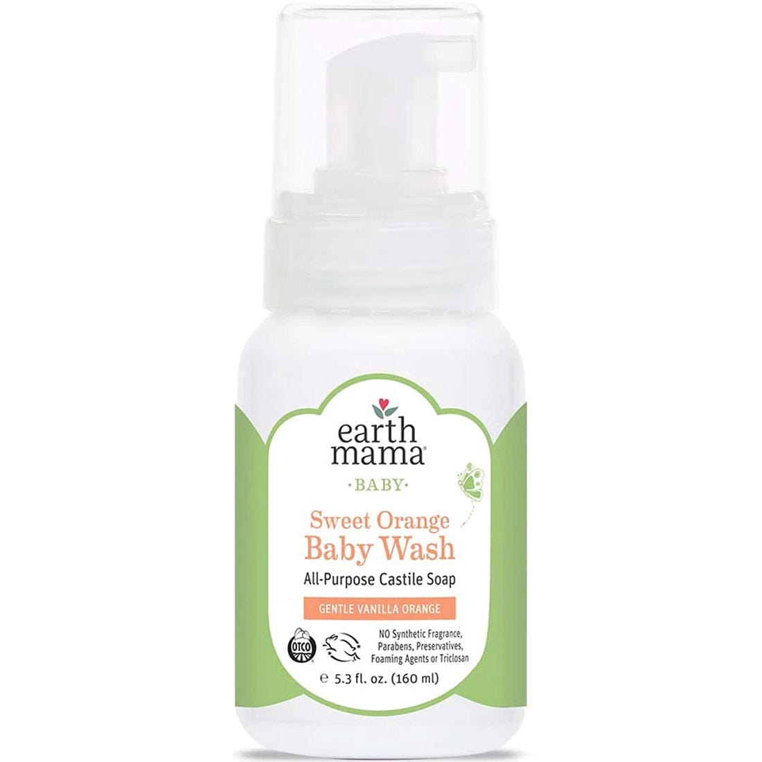 Earth Mama Organics Baby Wash, 160ml