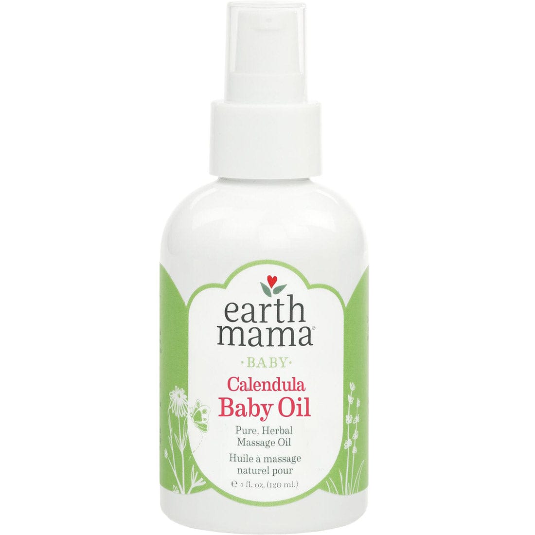 Earth Mama Organics Calendula Baby Oil, 120ml
