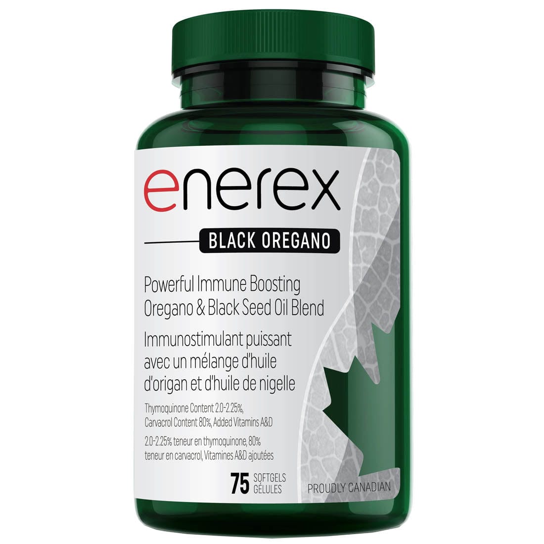 Enerex Black Oregano, 75 Softgels