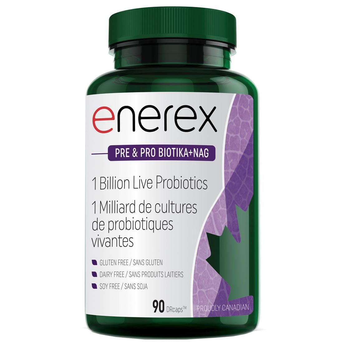 Enerex Pro Biotika + NAG (Formerly The Friendly Trio + NAG), 90 Capsules