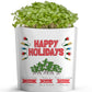 Gift A Green Greeting Cards, Happy Holidays Card, Basil Microgreens