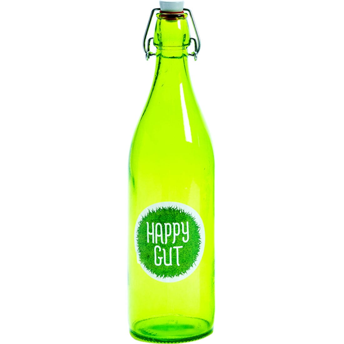 Happy Gut Clear Swivel Top Bottle, 1L