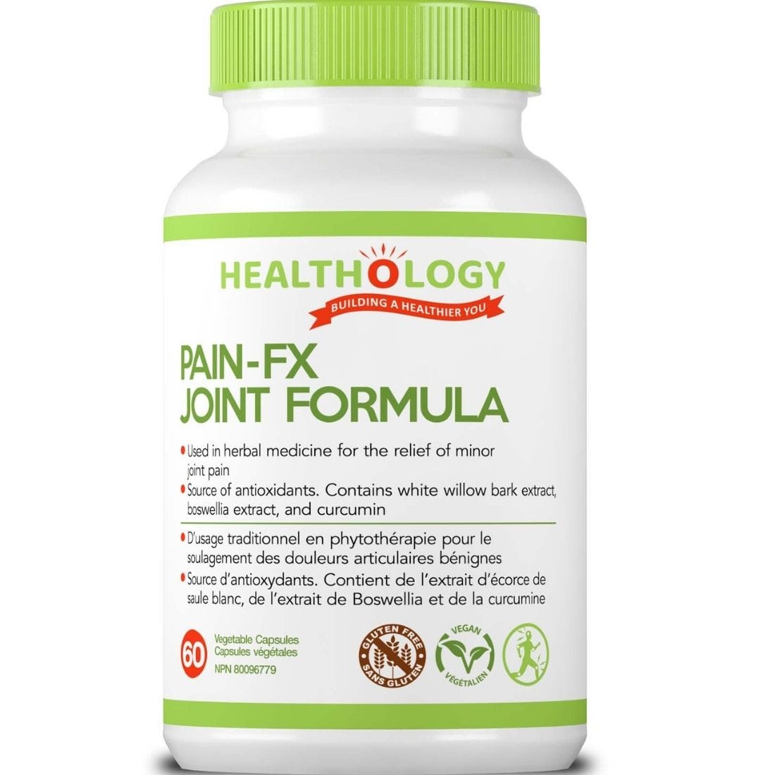 Healthology Pain-FX Joint Formula, 60 Vegetable Capsules