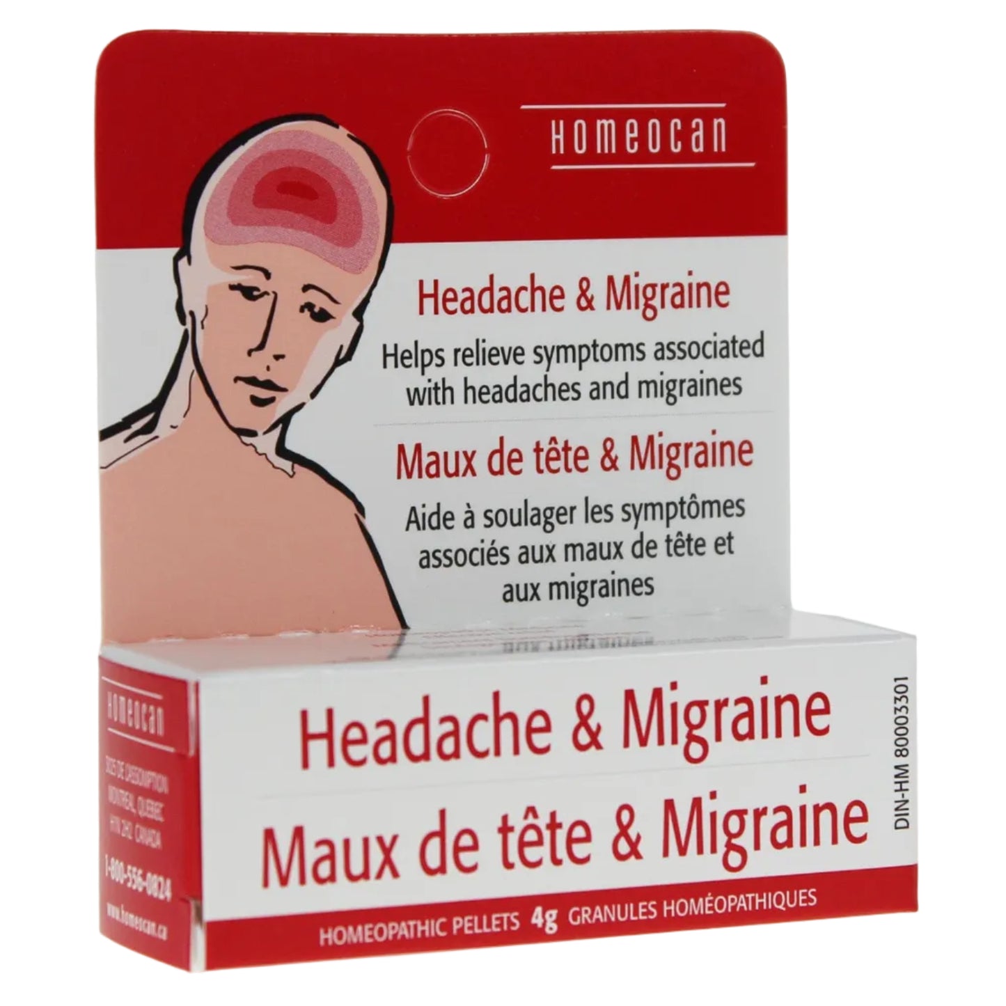 Homeocan Headache And Migraine Pellets, 4g