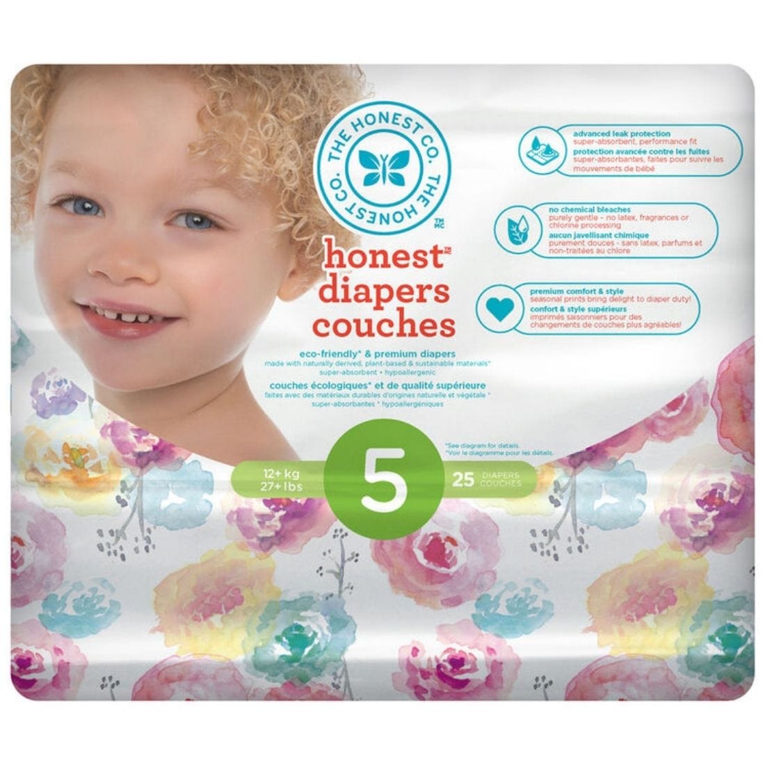 The Honest Company DIAPERS - ROSE BLOSSOM