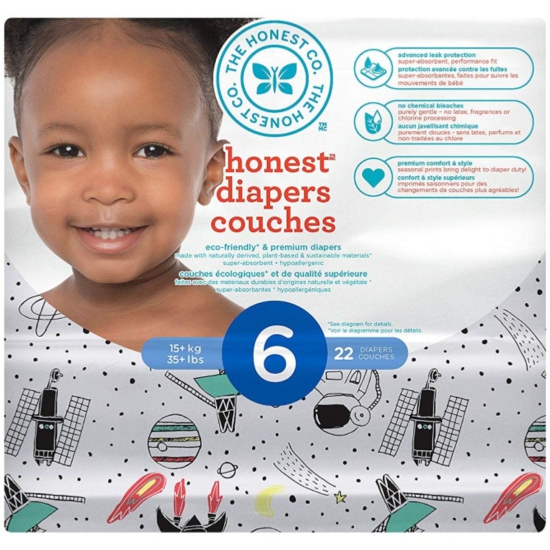 The Honest Company DIAPERS - SPACE TRAVEL