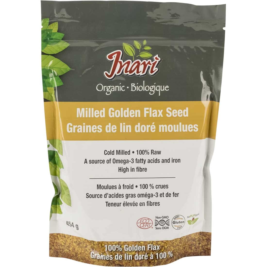 Inari Organic Cold Milled Golden Flax, 454g