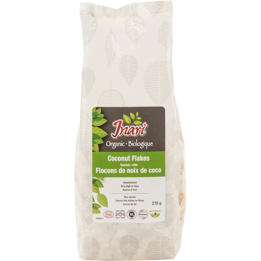 Inari Organic Toasted Coconut Flakes, 270g
