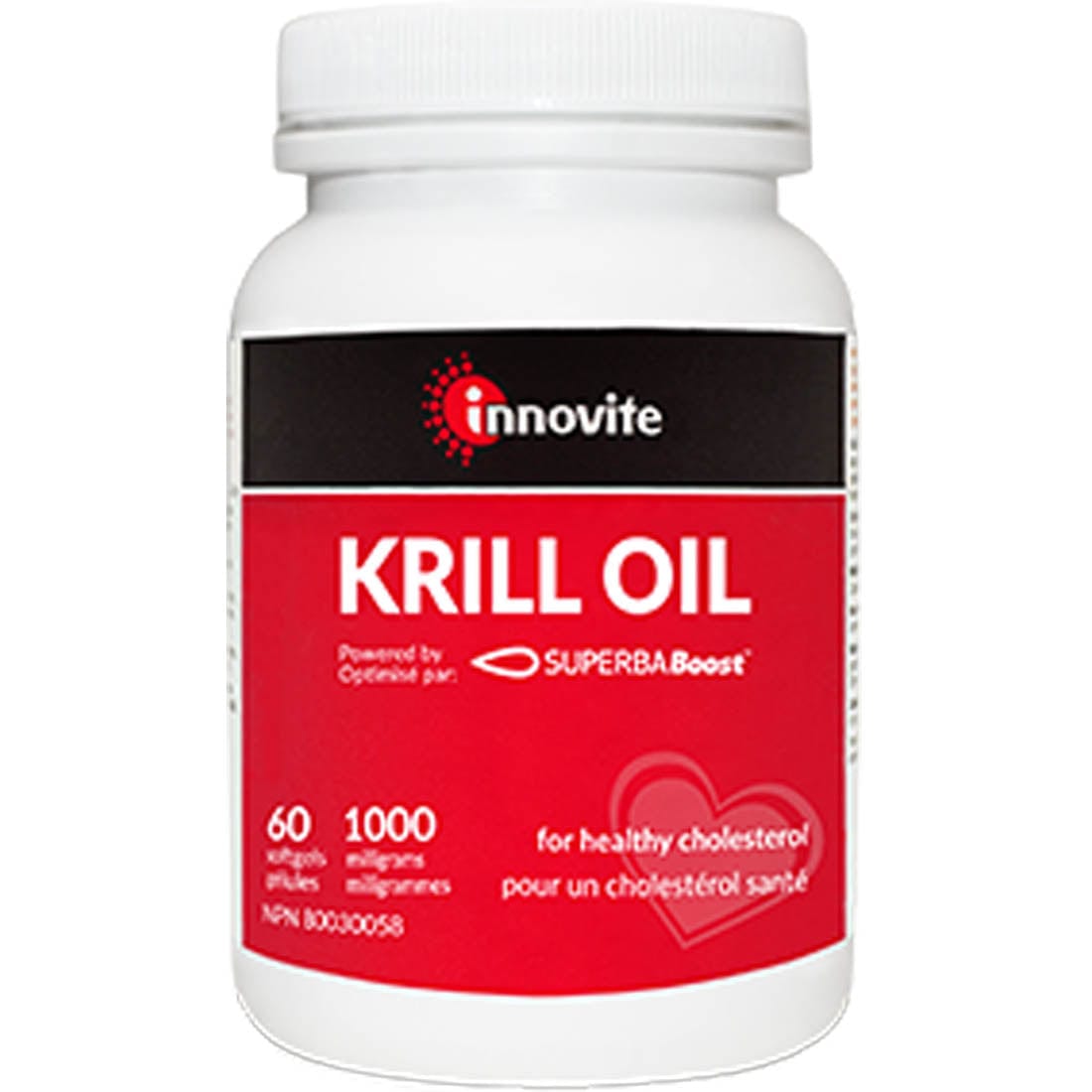 Innovite Krill Oil Omega-3 1,000mg, 60 Softgels