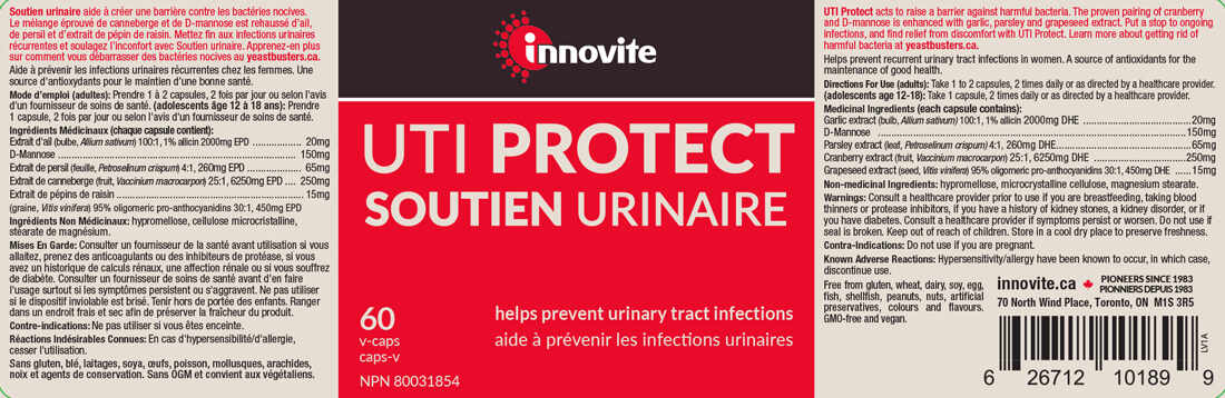 Innovite UTI Protect, 60 V-Caps
