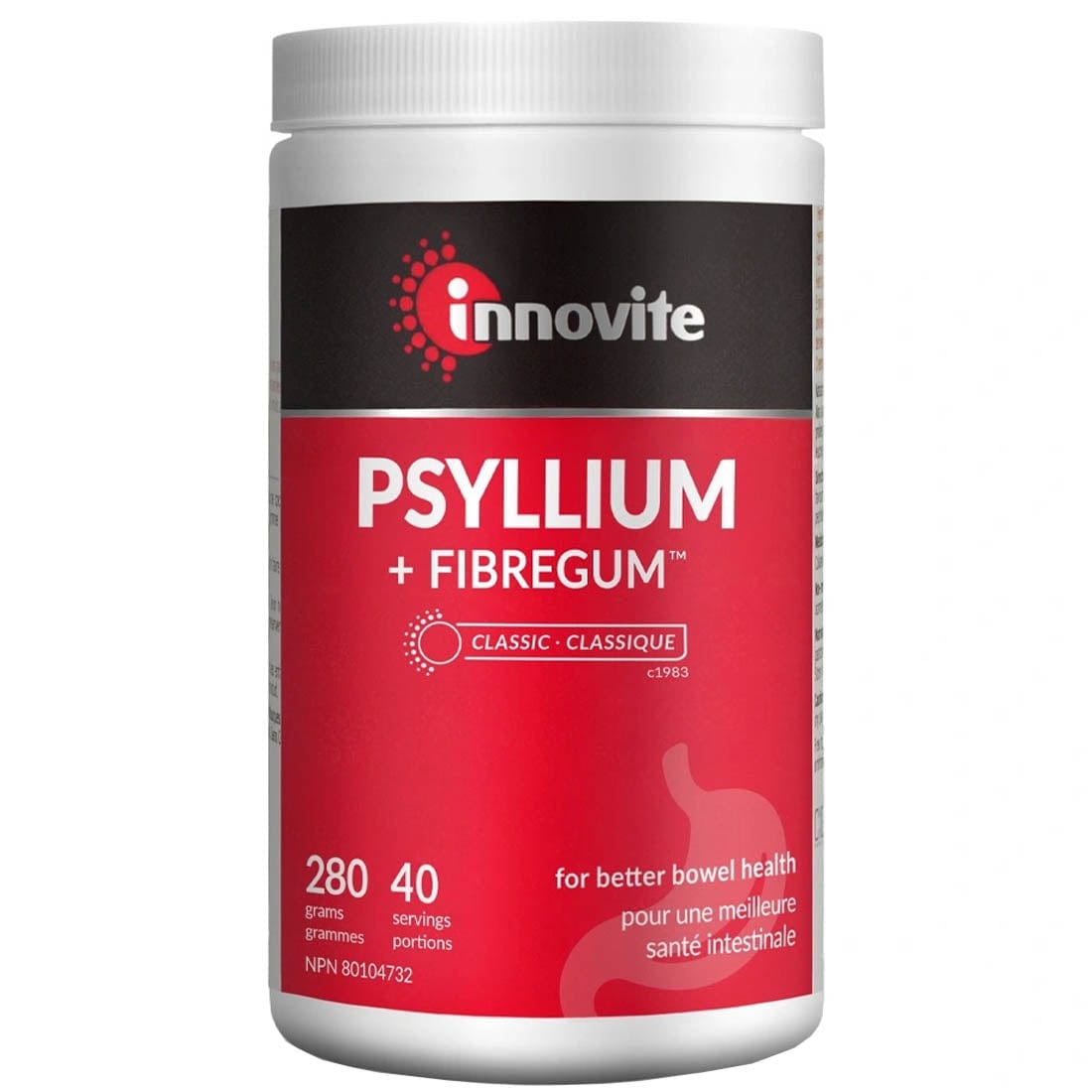 Innovite Psyllium + Fibregum, 280g