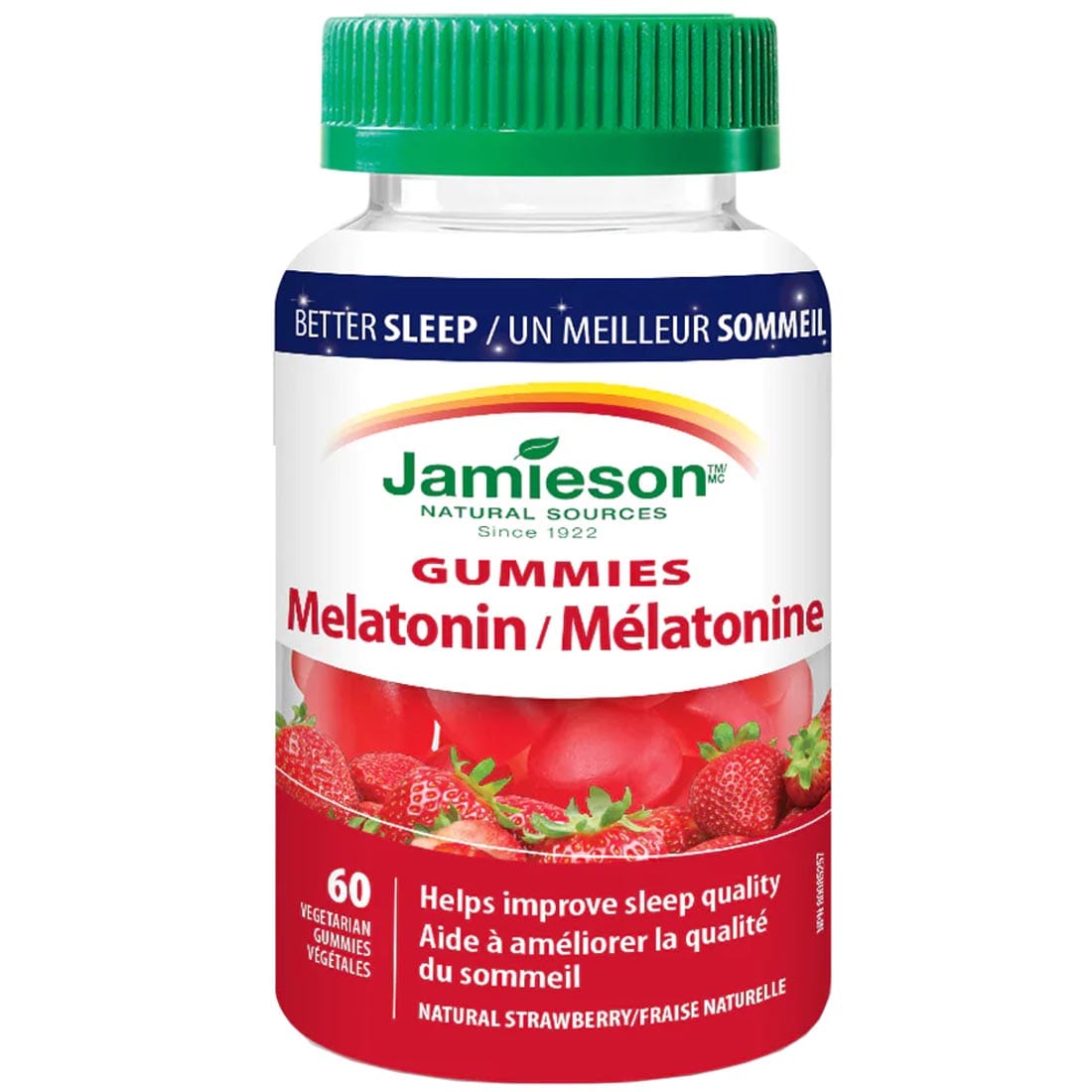 Jamieson Chewable Melatonin 2.5mg, 60 Gummies