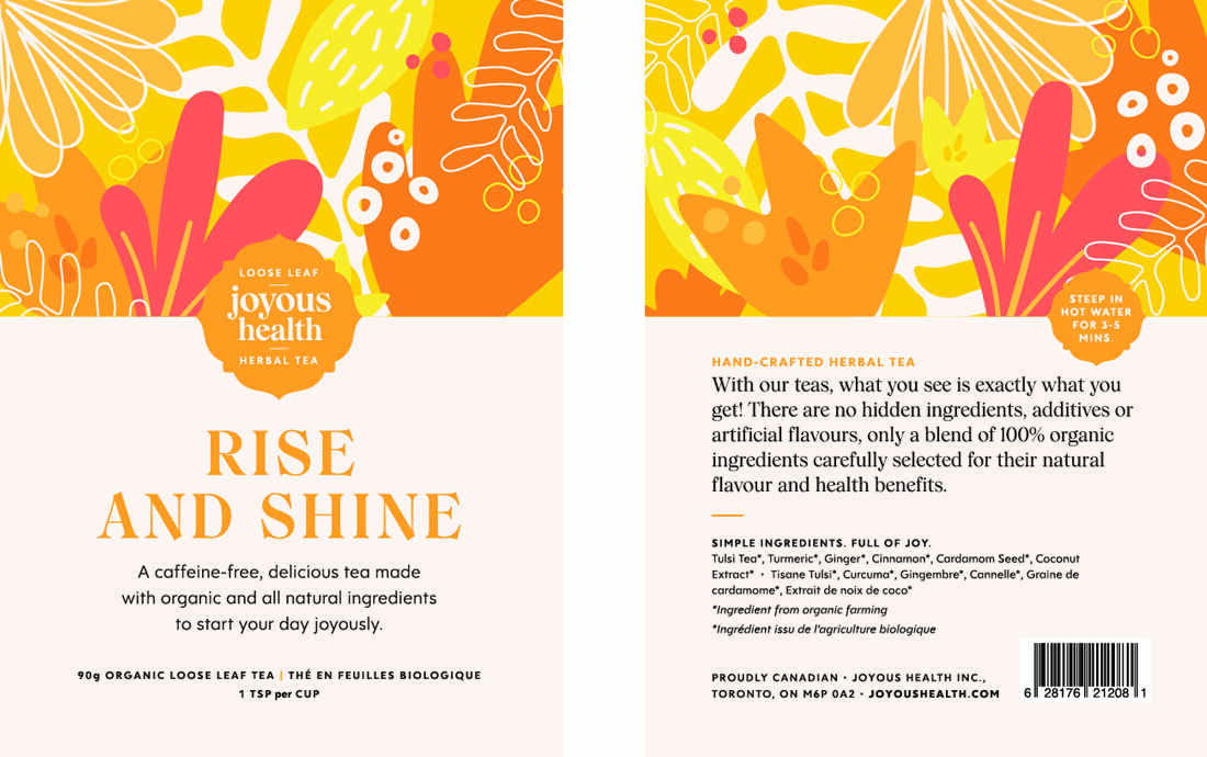 Joyus Health Rise & Shine (Herbal Tea), 100g