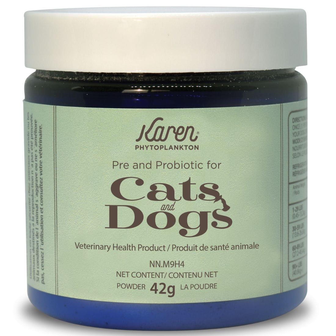 Karen Phytoplankton Cats & Dogs, Prebiotic and Probiotic, 42g