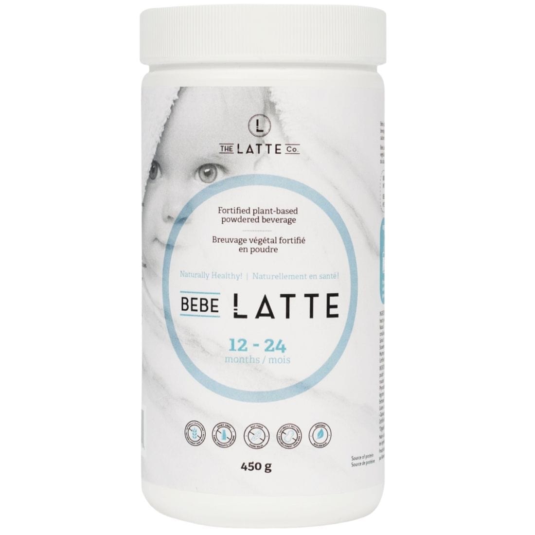 The Latte Co Bebe Latte Plant-Based Powdered Beverage (for 12-24 months), Clearance 30% Off, Final Sale