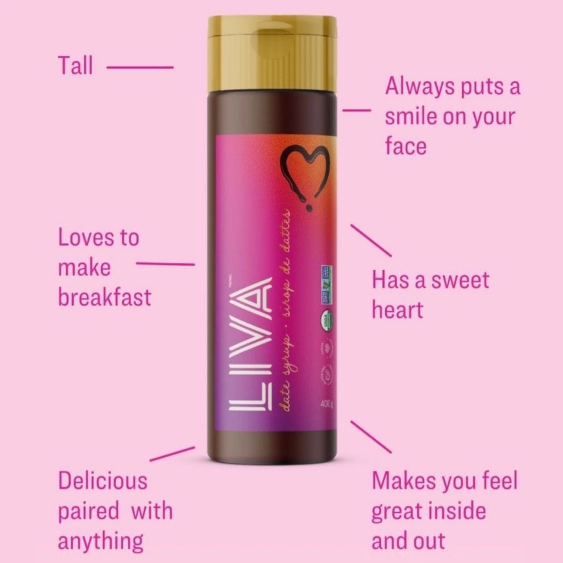 Liva Pure Date Syrup, 400g