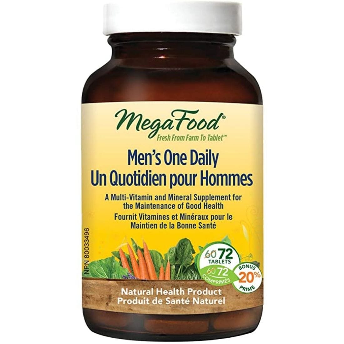 MegaFood Men's One Daily Multivitamin & Mineral