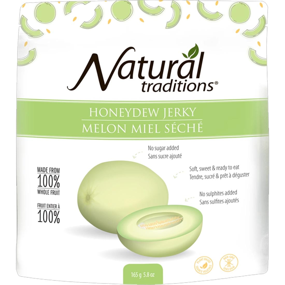 Natural Traditions New Honeydew Jerky, 165 g