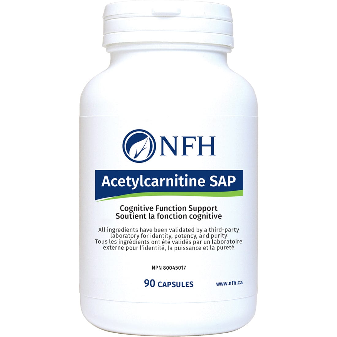 NFH Acetyl L-Carnitine 500mg SAP, 90 Capsules