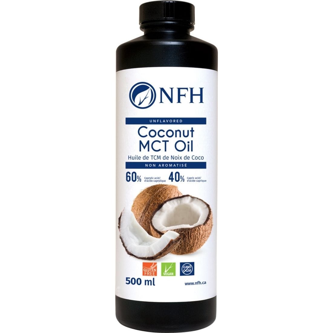 NFH Coconut MCT Oil (Formerly Energy SAP), 500ml