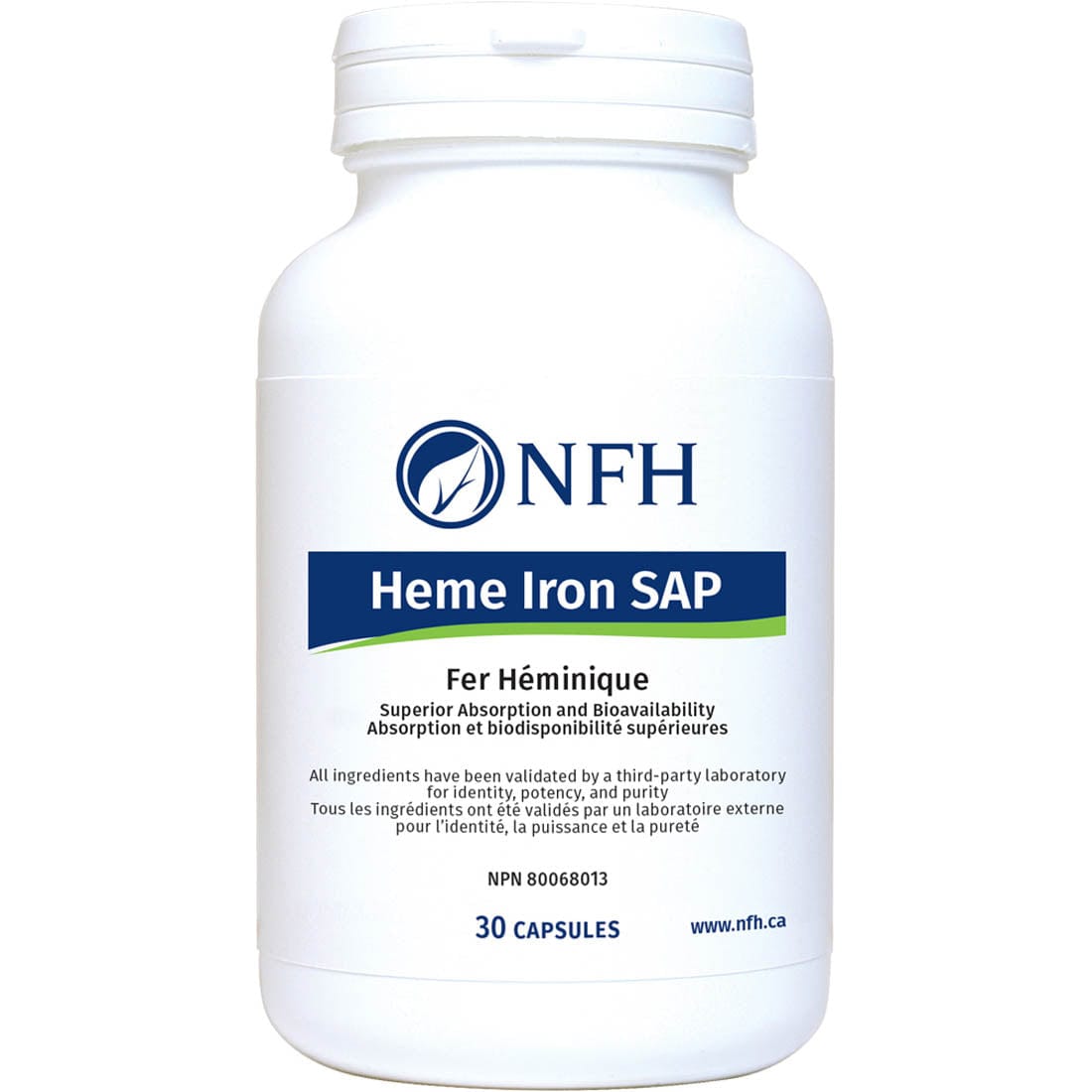NFH Heme Iron SAP 11mg Iron Capsules