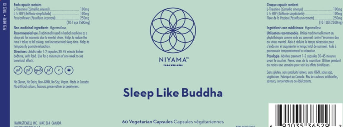 Niyama Yoga Wellness Sleep Like Buddha