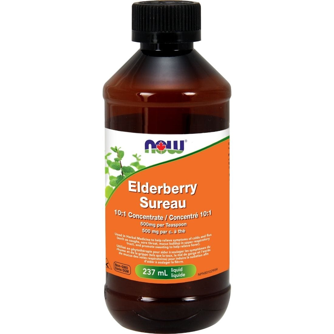 Now Elderberry 101 Concentrate Liquid 237 ml Vitamart.ca