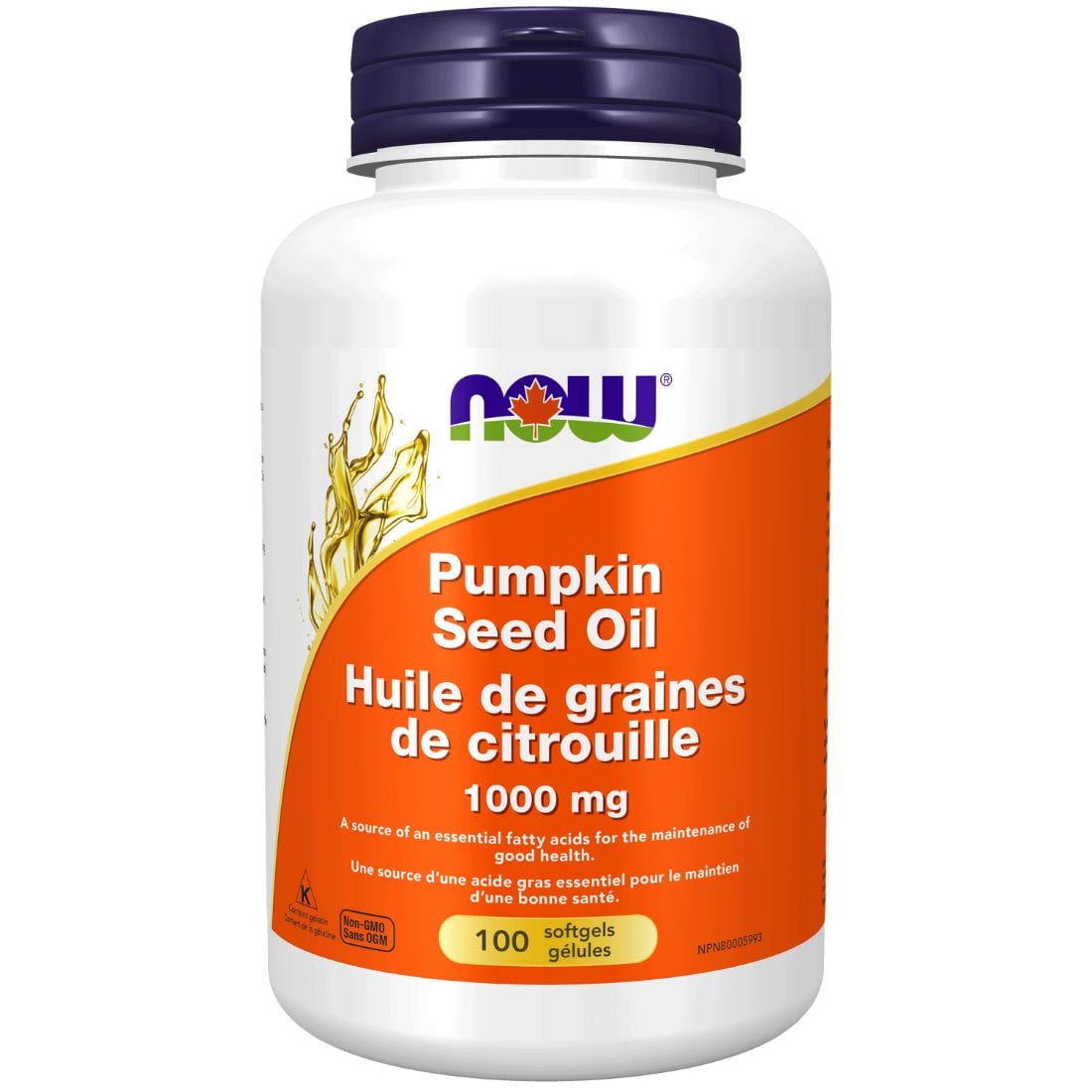 NOW Pumpkin Seed Oil 1000mg, 100 Softgels
