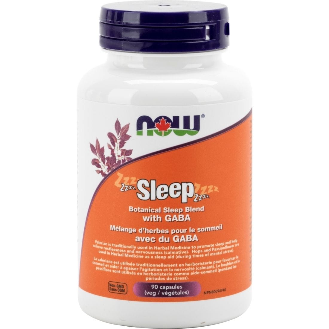 NOW Sleep, Botanical Sleep Blend with GABA, 90 Capsules