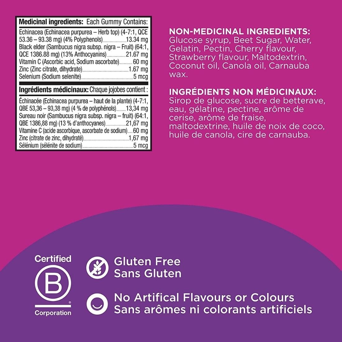 Olly Gummy Vitamins Active Immunity Plus Elderberry, 45 Gummies