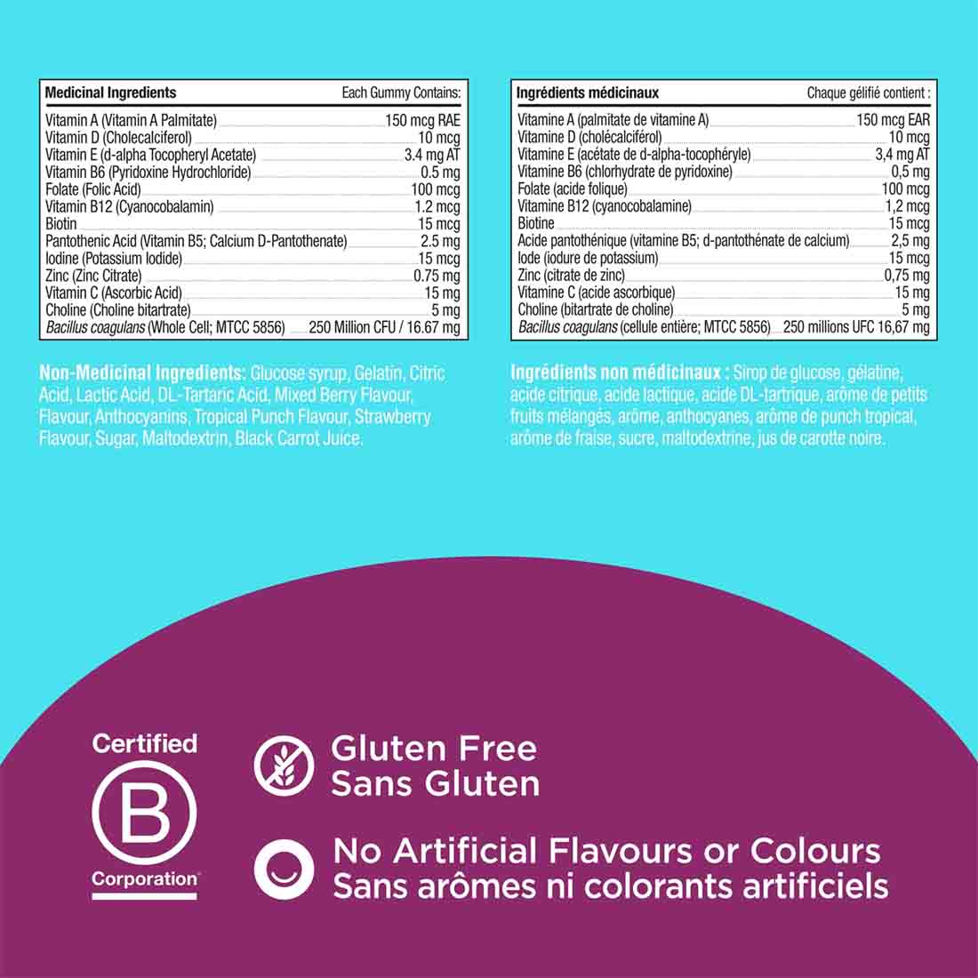 Olly Gummy Vitamins Kids Multivitamin + Probiotic, 70 Gummies