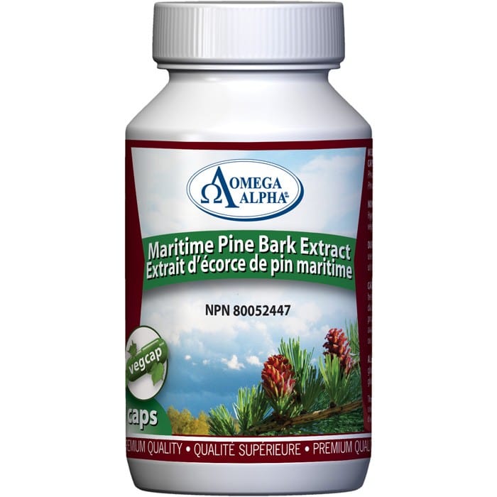 Omega Alpha Maritime Pine Bark Extract, 60 Capsules