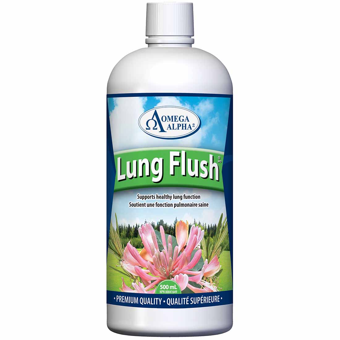Omega Alpha Lung Flush, 500ml