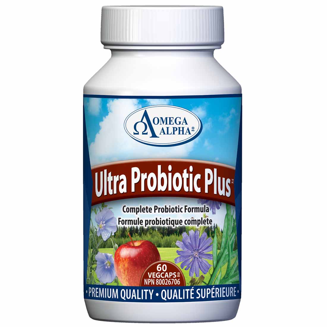Omega Alpha Ultra Probiotic Plus, 60 VCapsules