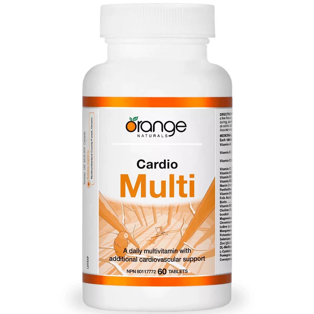 Orange Naturals Cardio Multi, 60 Tablets