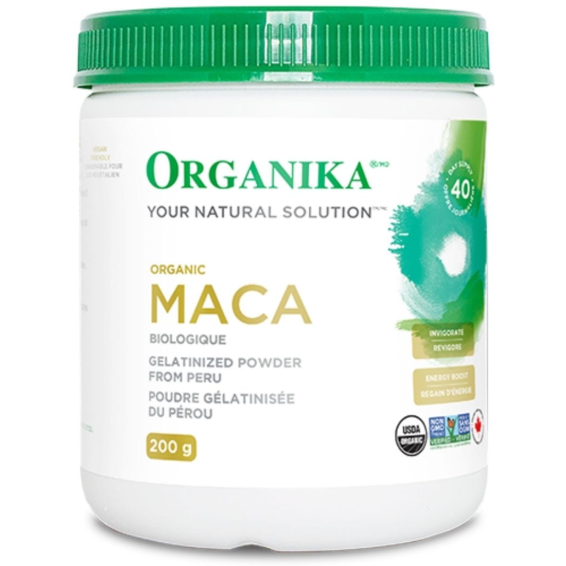 Organika Organic Maca Powder, 100% Natural Gelatinized Peruvian Maca Powder