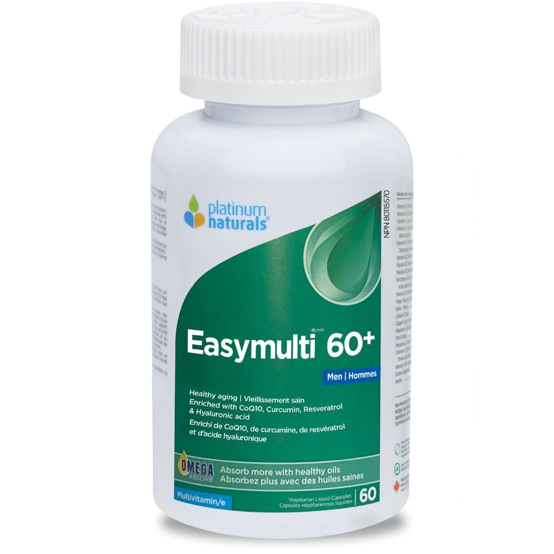 Platinum Naturals Easymulti 60+ For Men