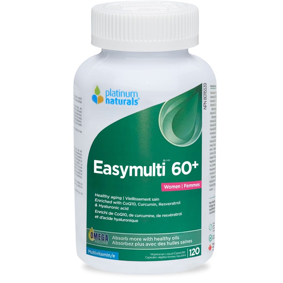 Platinum Naturals Easymulti 60+ For Women