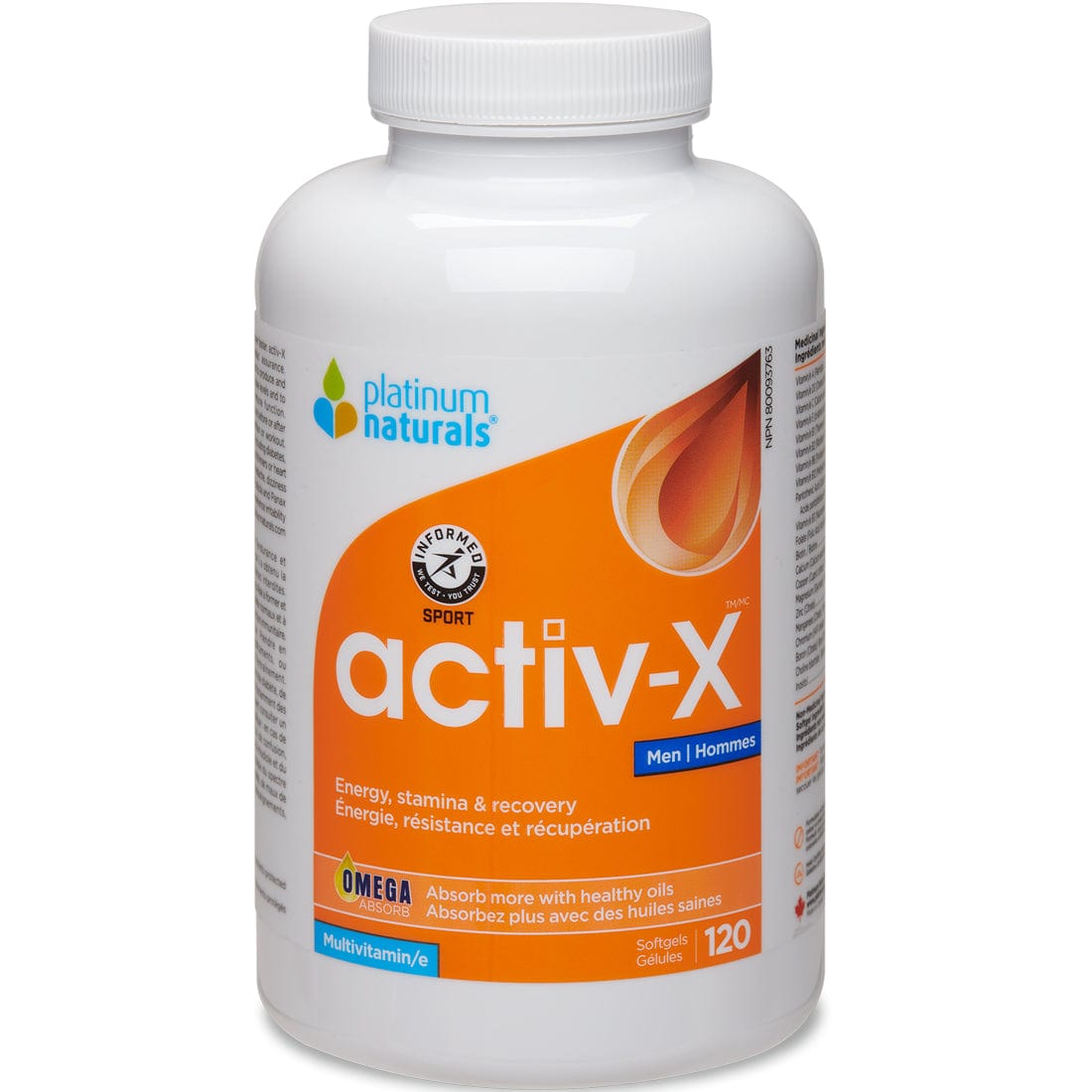 Platinum Naturals Activ-X Multivitamin for Men