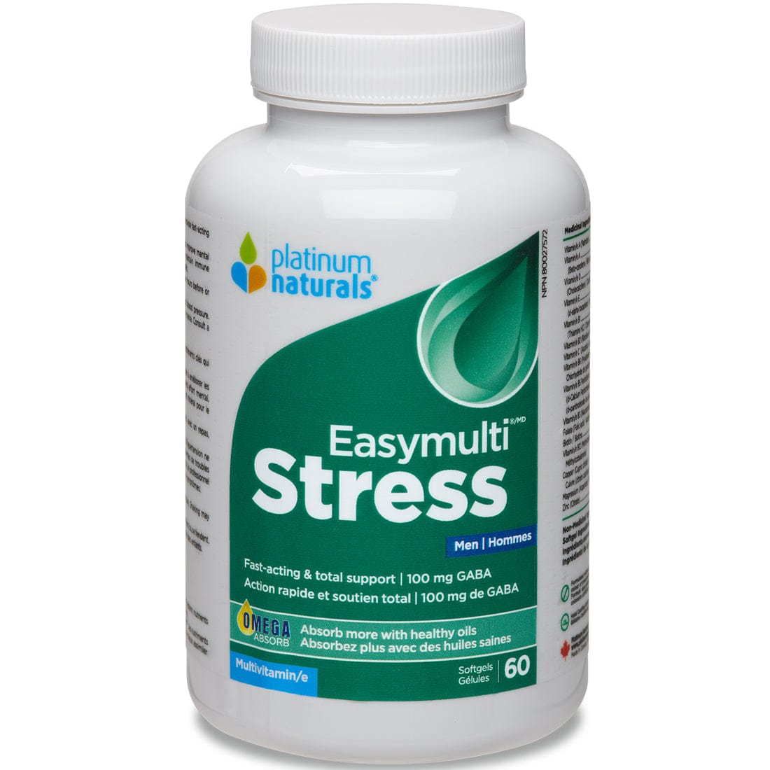 Platinum Naturals Easymulti Stress Men (Fast Acting Multivitamin for Stress)