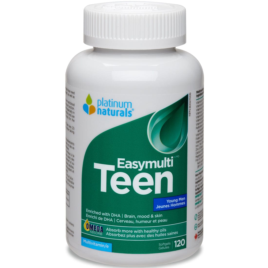 Platinum Naturals Easymulti Teen Young Men (Multivitamin for Teen Young Men)