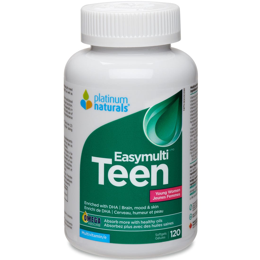 Platinum Naturals Easymulti Teen Young Women (Multivitamin for Teen Girls)