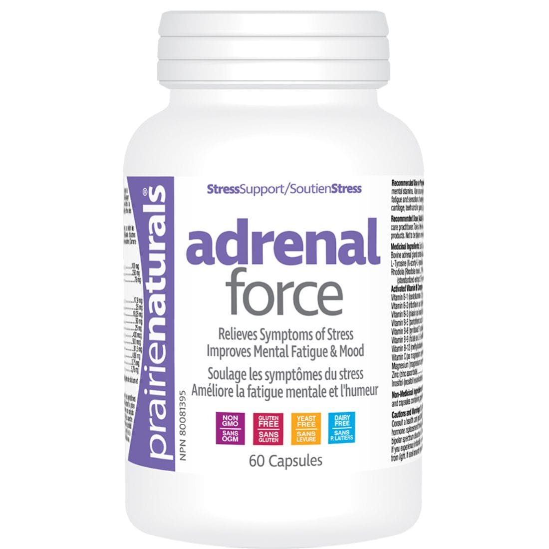 Prairie Naturals Adrenal Force, 60 Capsules