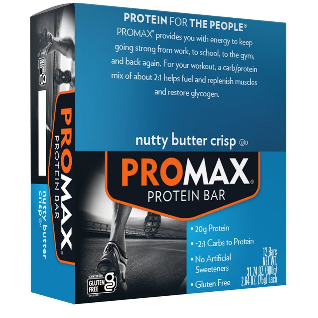 Promax Original Protein Bars, Box of 12 Bars