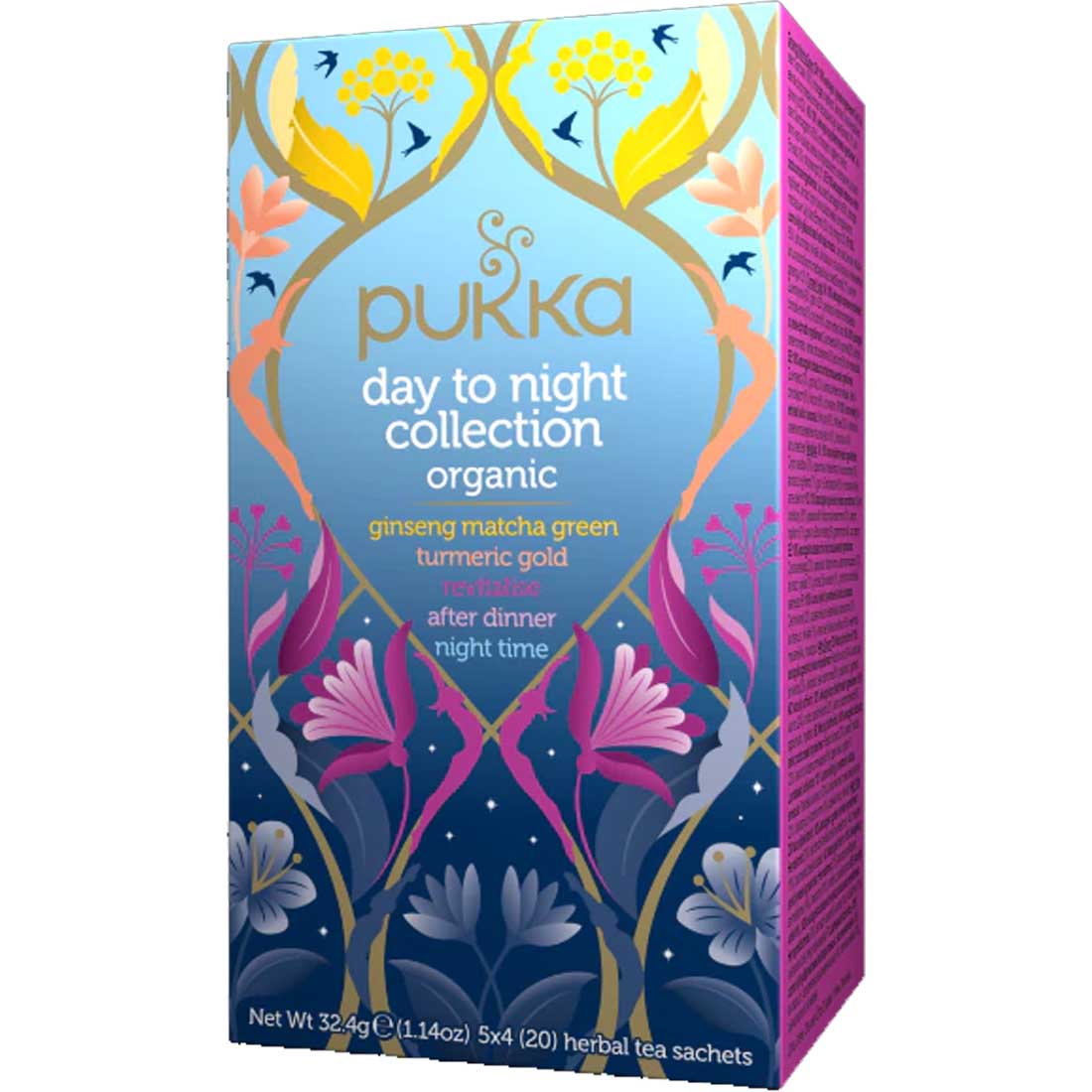Pukka Organic Day to Night Colleciton, 20 Tea Sachets