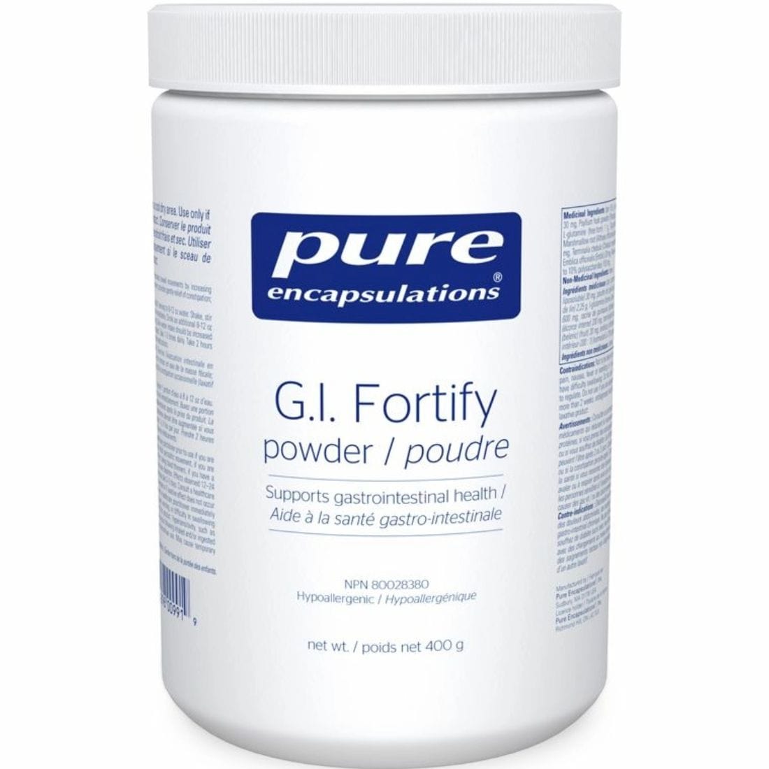 Pure Encapsulations G.I. Fortify, Hypoallergenic, Unflavoured, 400g