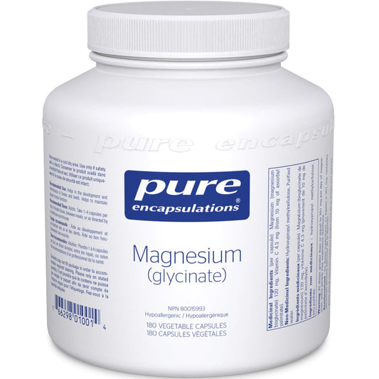 Pure Encapsulations Magnesium Glycinate 120mg, 180 Capsules